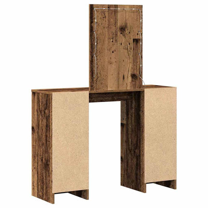 Table de Toilette Marron 102 x 33 x 135 cm Bois d'ingénierie