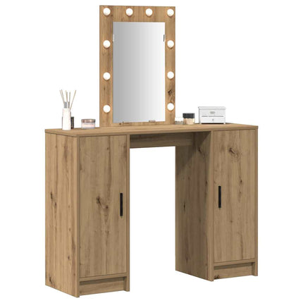 Table de Toilette Marron 102 x 33 x 135 cm Bois d'ingénierie