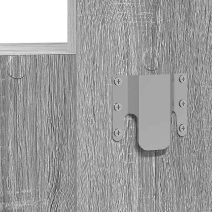 Table de Toilette Gris 83 x 40 x 70 cm Bois d'ingénierie