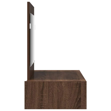 Table de Toilette Marron 83 x 40 x 70 cm Bois d'ingénierie