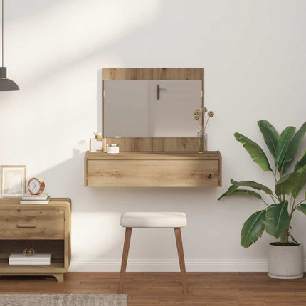 Table de Toilette Marron 83 x 40 x 70 cm Bois d'ingénierie