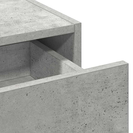 Table de Toilette Gris 100 x 40 x 70 cm Bois d'ingénierie