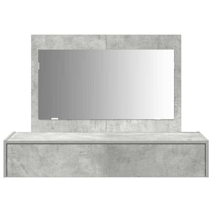 Table de Toilette Gris 100 x 40 x 70 cm Bois d'ingénierie