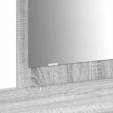 Table de Toilette Gris 100 x 40 x 70 cm Bois d'ingénierie