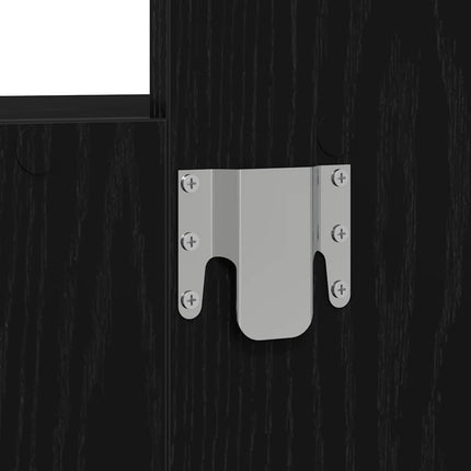 Table de Toilette Noir 60 x 40 x 70 cm Bois d'ingénierie