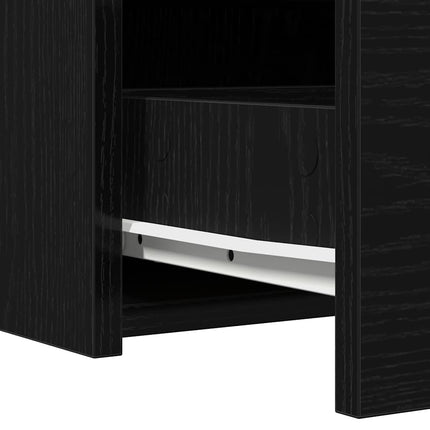 Table de Toilette Noir 60 x 40 x 70 cm Bois d'ingénierie