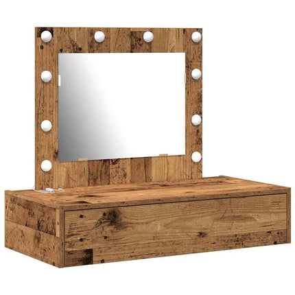 Table de Toilette Marron 83 x 40 x 70 cm Bois d'ingénierie