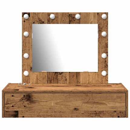 Table de Toilette Marron 83 x 40 x 70 cm Bois d'ingénierie