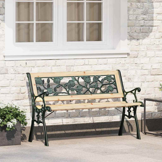 banc Marron 116 x 54 x 73cm bois