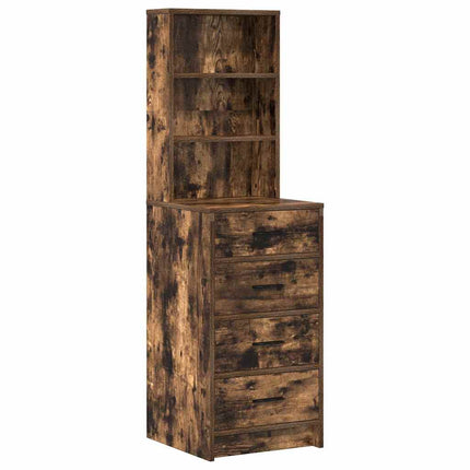 Table de Toilette avec tiroir 3 pcs Marron 40 x 41 x 135 cm