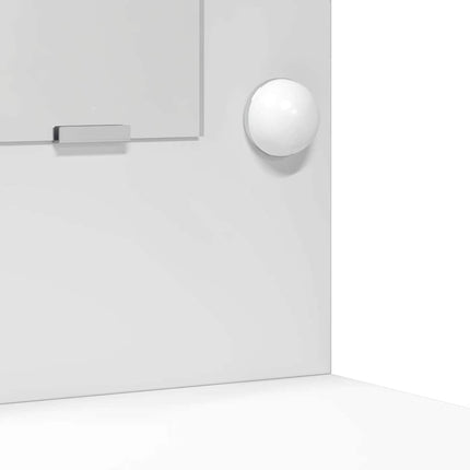 Table de Toilette avec tiroir 3 pcs Blanc 40 x 41 x 135 cm