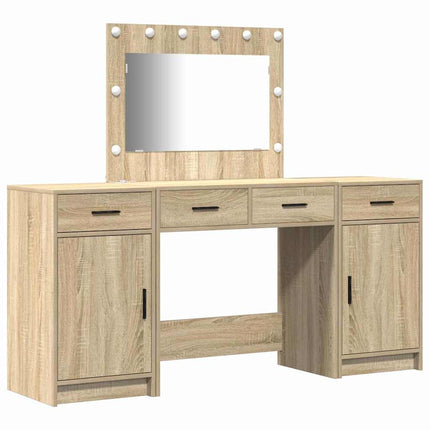 Table de Toilette avec tiroir 3 pcs Marron 40 x 41 x 75 cm