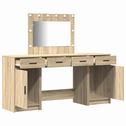 Table de Toilette avec tiroir 3 pcs Marron 40 x 41 x 75 cm