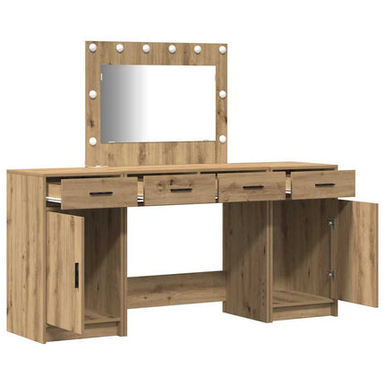 Table de Toilette avec tiroir 3 pcs Marron 40 x 41 x 75 cm