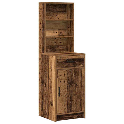 Table de Toilette avec tiroir 2 pcs Marron 78.5 x 41 x 135 cm