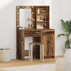 Ensemble de Coiffeuse 2 pcs Bois ancien Bois d'ingénierie