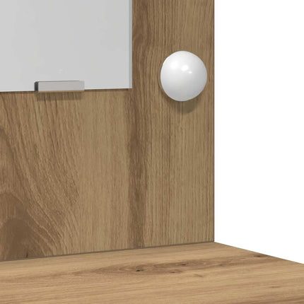 Ensemble de Coiffeuse 3 pcs chêne artisanal Bois d'ingénierie