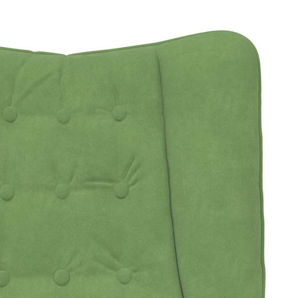 Fauteuil relaxant Vert clair 63 x 67 x 94 cm Velours