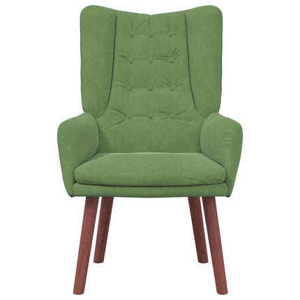 Fauteuil relaxant Vert clair 63 x 67 x 94 cm Velours