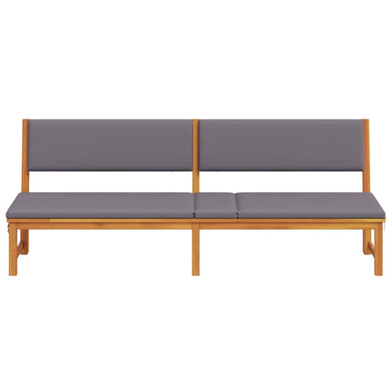 Transat 1-personne Marron 200 x 57 x 75cm Bois d'acacia massif