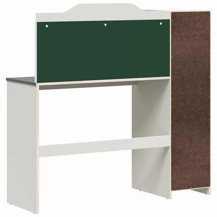 Bureau tableau noir Blanc et gris 120 x 45 x 118.5 cm