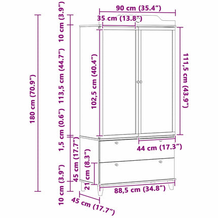 Armoire Tableau Noir avec tiroir Blanc Bois d'ingénierie