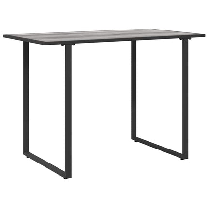 Table de Jardin Gris 100 x 55 x 70 cm Acier et DPC