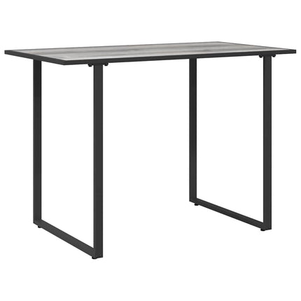 Table de Jardin Gris 100 x 55 x 70 cm Acier et DPC