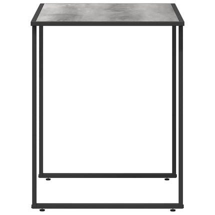 Table de Jardin Gris 100 x 55 x 70 cm Acier et DPC