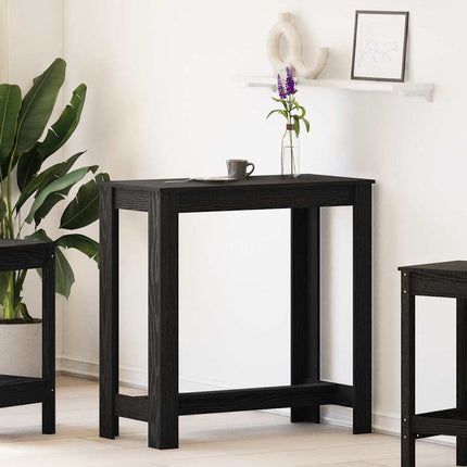 Table de bar Chêne noir 102 x 50 x 103,5 cm Bois d'ingénierie