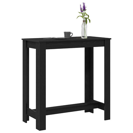 Table de bar Chêne noir 102 x 50 x 103,5 cm Bois d'ingénierie