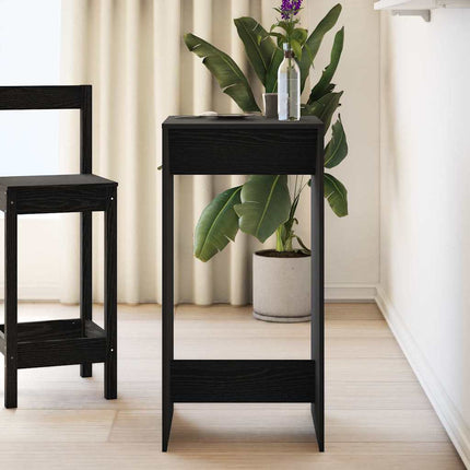 Table de bar Chêne noir 51 x 50 x 103,5 cm Bois d'ingénierie