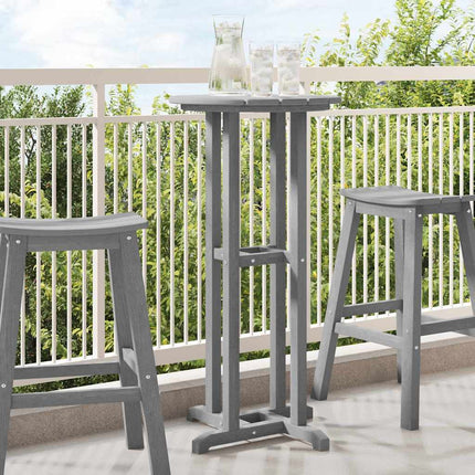 Table de bar Gris clair 55 x 55 x 107 cm HDPE