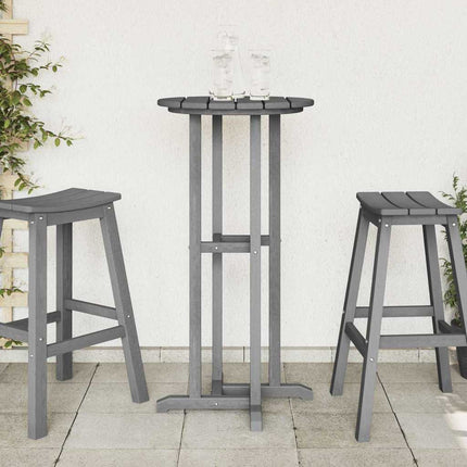 Table de bar Gris clair 55 x 55 x 107 cm HDPE