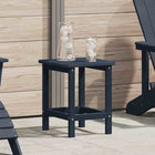 Table d'appoint Adirondack Bleu marine 38 x 38 x 46 cm HDPE