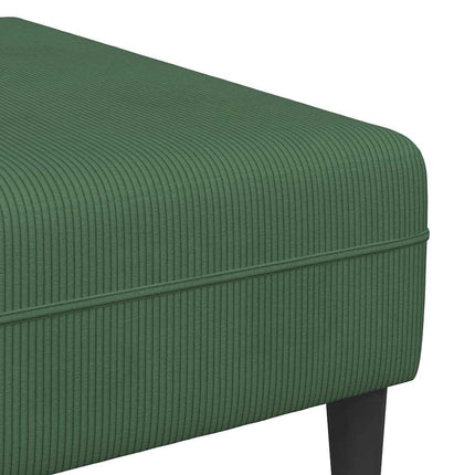 Sofa en tissu avec coussin Vert foncé Tissu en velours côtelé