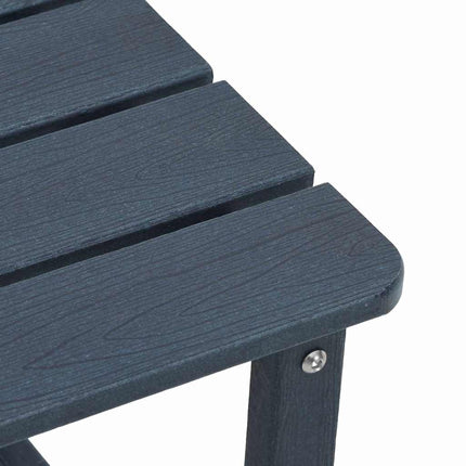 Mobilier de jardin lounge 3 pcs Bleu marine 38 x 38 x 46 cm