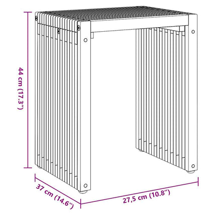 Ensemble de tables d'appoint 3 pcs Marron 33 x 44.5 x 51 cm