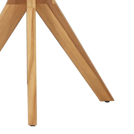 Table bistrot Marron 70 x 70 x 75 cm Bois de teck solide