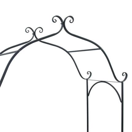 Banc de jardin avec coussin Noir 104 x 54 x 93cm Acier