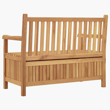 Banc de Rangement de Jardin Marron 114 x 60 x 90 cm