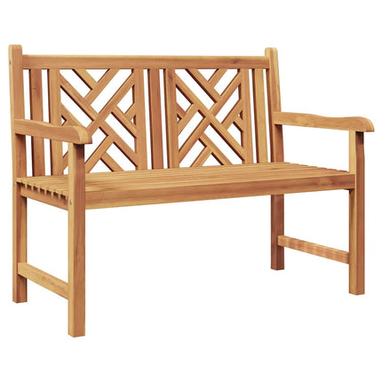 Banc de jardin Marron 114 x 60 x 90 cm Bois de teck solide