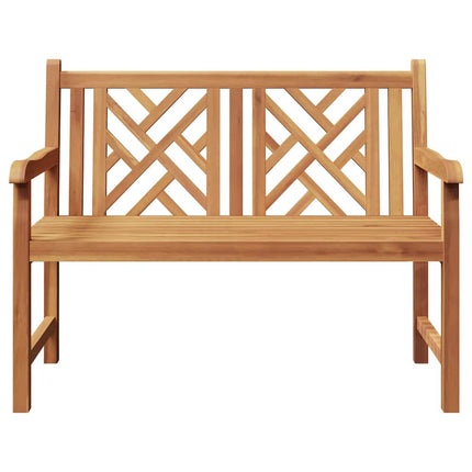 Banc de jardin Marron 114 x 60 x 90 cm Bois de teck solide