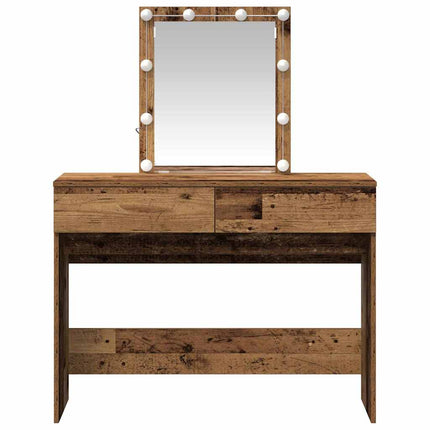 Coiffeuse Bois Ancien 100 x 40 x 130 cm Bois d'ingénierie