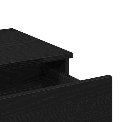 Coiffeuse Chêne noir 100 x 40 x 130 cm Bois d'ingénierie