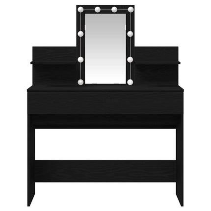 Coiffeuse Chêne noir 100 x 40 x 130 cm Bois d'ingénierie