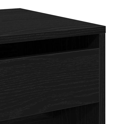 Coiffeuse Chêne noir 60 x 40 x 75 cm Bois d'ingénierie