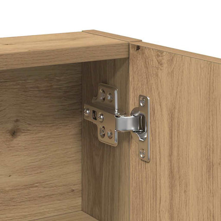 Coiffeuse chêne artisanal 80 x 35 x 132 cm Bois d'ingénierie