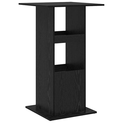 Table de bar Chêne noir 60 x 60 x 100 cm Bois d'ingénierie