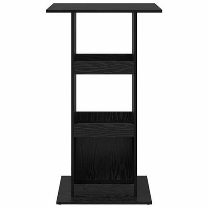 Table de bar Chêne noir 60 x 60 x 100 cm Bois d'ingénierie